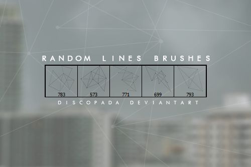 5 lines brushes